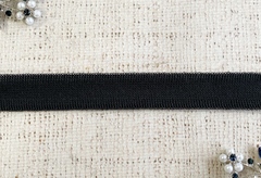 Тесьма окантовочная 3с235, ш. 1,8 см, 4,28г/м, пр-во Беларусь, чёрный