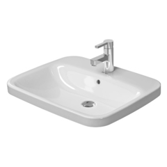 Duravit DuraStyle Раковина встраиваемая сверху , с переливом, 615х495 мм , с 1 отв под смеситель, цвет белый  374620000 фото