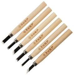 Резцы Зубр Эксперт фигурные профессиональные 6шт