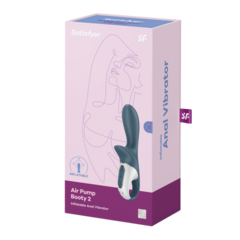 Надувной анальный вибратор Satisfyer Air Pump Booty 2