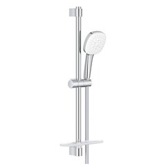 Grohe 27576003 Tempesta 110 Cube Душевой гарнитур, лейка 3 режима, штанга 600 мм, 9,5 л/мин, с полочкой фото