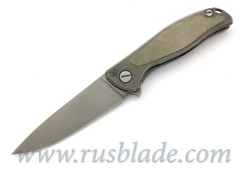 Shirogorov F95NL Elmax Green Canvas Micarta 2019 