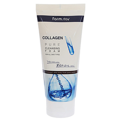 FarmStay Пенка очищающая с коллагеном - Collagen pure cleansing foam, 180мл