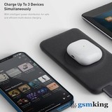 Uniq HYDE Air Click 10000mAH Magnetic Wireless Power Bank with 20W USB-C PD Gray