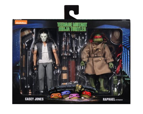 Фигурка NECA Teenage Mutant Ninja Turtles: Casey Jones & Raphael in Disguise (1990 Movie)