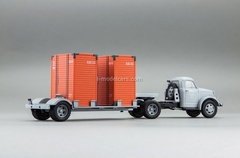 GAZ-51P and T-213 semi gray DIP 1:43