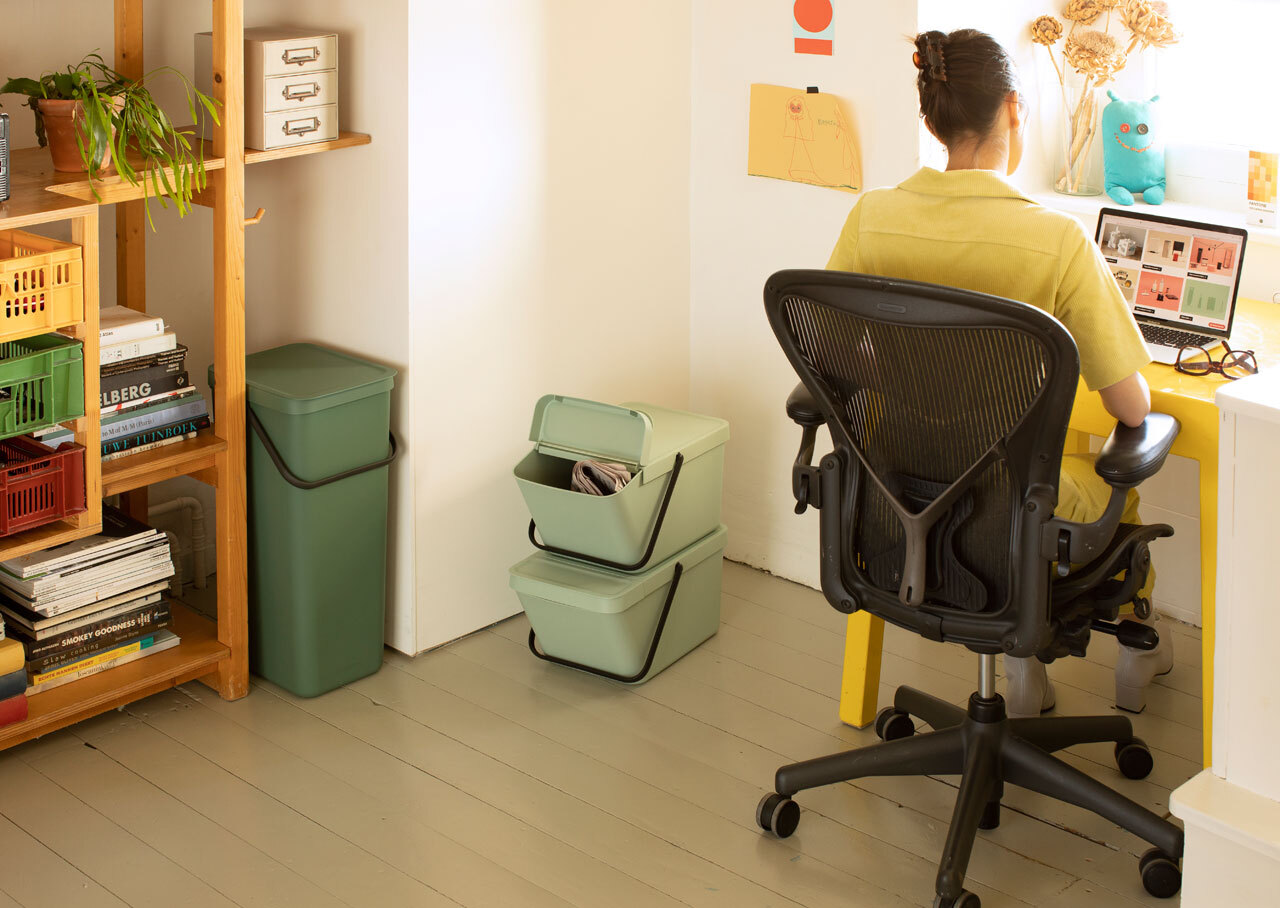 Модульное  мусорное ведро Sort&Go (20 л), Светло-серый, арт. 277702 - фото 9