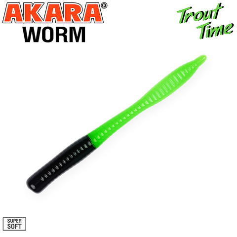 Силиконовая приманка Akara Trout Time WORM 3 Cheese 455 (10 шт.)