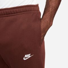 Теннисные брюки Nike Sportswear Club Fleece - oxen brown/oxen brown/white