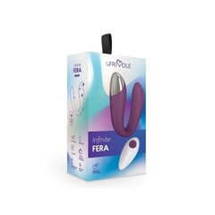 Вибратор для пар Le Frivoleс Fera Infinite, с пультом ДУ, фиолетовый