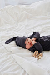 Шапочка с узелком (графит)