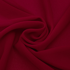 Ткань Креп Шифон, 105 гр/м2, 150 см, красный