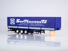 Semitrailer three-axle board MAZ-9758 Sovtransavto 1:43 AutoHistory