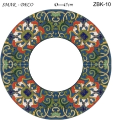 Эскиз для росписи, Зеркало диаметр-45см, SMAR-ZBK-10