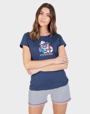 Пижама женская Massana В11 Navy Blue P211204