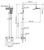 WasserKRAFT A17702 Душевой комплект со смесителем
