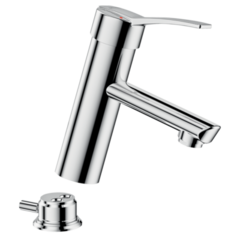 Delabie 2820TEP Смеситель ЕР BIOCLIP для раковины, В.95, тяга+слив, сплошная рукоятка фото