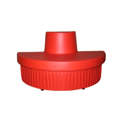 «Диван полукруглый» красный