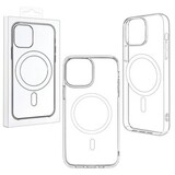 Чехол TPU + PC с магнитом (MagSafe) Clear Case для iPhone 13 Pro Max (Прозрачный)