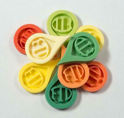 Набор пигментов для фотополимера CMYK+W (5 шт x 20 гр)