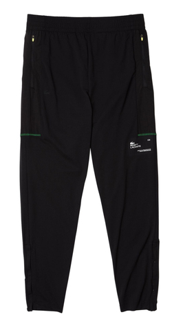 Брюки теннисные Lacoste SPORT Men Zip Pockets Tapered Tracksuit Trousers - black/white