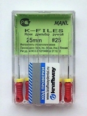 K-Files №25 MANI 6шт, 25мм