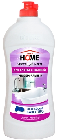 Vitex Home Чистящий крем для кухни и ванной Универсальный 500мл Витекс