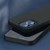 Силиконовый чехол с магнитом (MagSafe) Baseus Liquid Silica Gel Magnetic (WIAPIPH54N-YC01) для iPhone 12 mini (Черный)