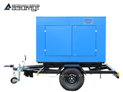 Дизельный генератор Азимут ЭД-60-Т400-1РПМ11 Azimut на шасси в капоте