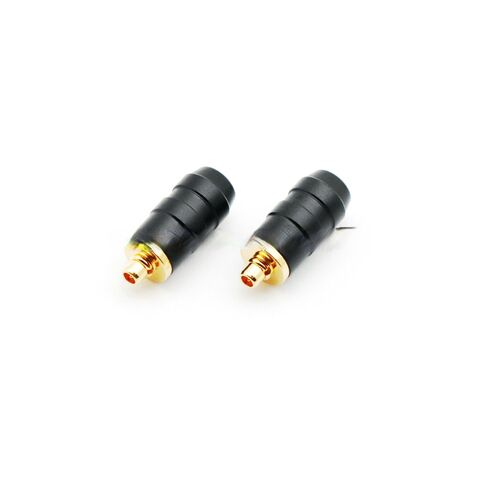 Разъем MMCX (штекер) для наушников Shure SE215, SE535, UE900, FX110N3AP (Черный)