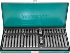 Jonnesway S29H4142SM Набор вставок-бит 10 мм DR с переходниками, 42 предмета 47398
