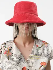 Панама со стеклярусом