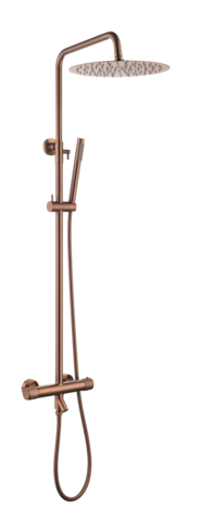 Boheme 468-T-CB Стойка для душа с термостатом UNO COPPER BRUSHED