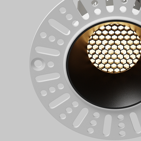 Встраиваемый светодиодный светильник Maytoni Dip DL119-10W-3K-TRS-B