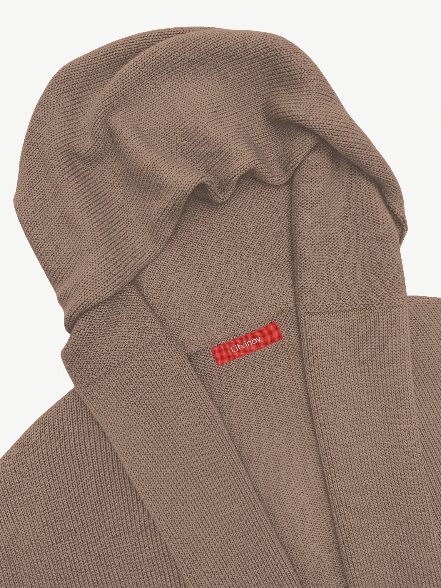 Кардиган с капюшоном из кашемира