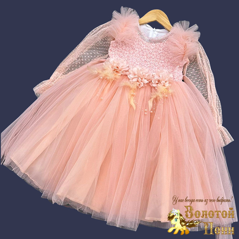 Платье нарядное д (9-11) 251214-DS547