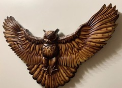 Силиконовый молд № 369 Сова в полете