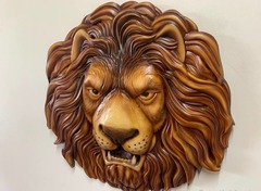 Силиконовый молд голова Льва № 2