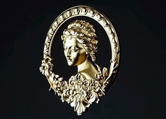 Силиконовый молд Портрет-М № 580