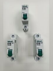Автоматический выключатель 1-пол. 16А тип C 4,5кА серия ВА-101 DEKraft (3шт)