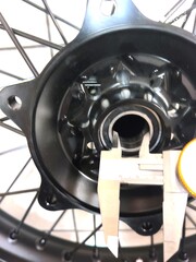 Задний колёсный диск для YAMAHA YZF250 / YZF450 2009-2025 г.в. / 2.15*19 черный