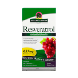 Ресвератрол, Resveratrol, Nature's Answer, 60 вегетарианских капсул 3