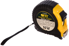 Рулетка Профи, прорезиненный корпус "Стайл" 10м х 25мм