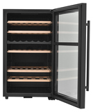 Винный шкаф Zugel ZCWF521DB черный
