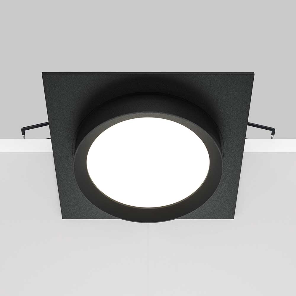 Встраиваемый светильник Maytoni Hoop DL086-GX53-SQ-B