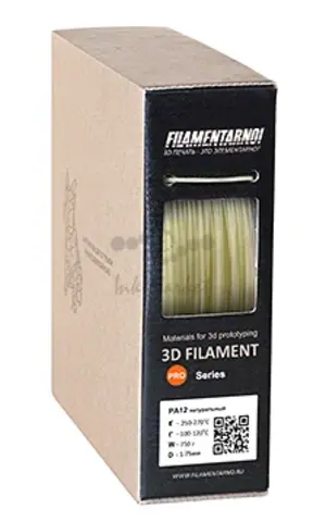 Пластик для 3Д принтера Filamentarno! PA12 натуральный 750 гр, 1.75 мм