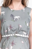 Платье для беременных 10442 серый
