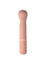 Бежевый мини-вибратор Rocky’s Fairy Mallet - 14,7 см. - 