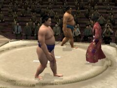 Nihon Sumo Kyokai Kounin: Nihon Oozumou Gekitou Honbashohen (Playstation 2)