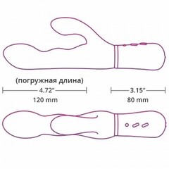 Вибратор Lovense Nora для пар, 20 см